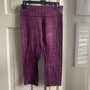 Purple Lululemon Capris